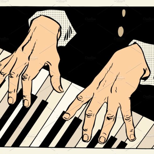 piano keys pianist hands cover image.