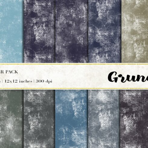 Grunge Digital Papers cover image.