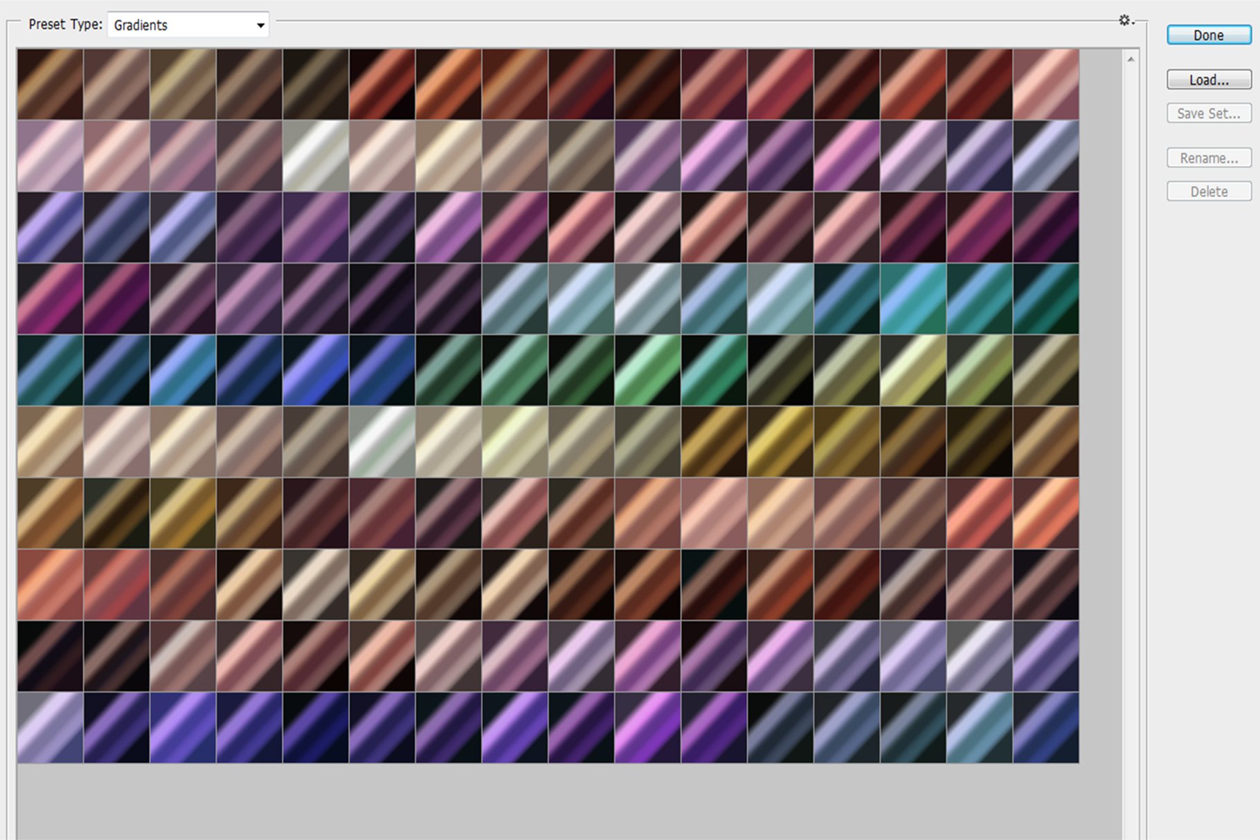 160 Gradients for Photoshop and AI preview image.