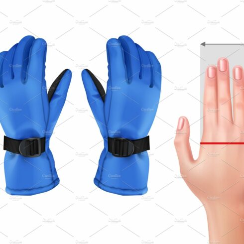 Measuring hand for gloves cover image.