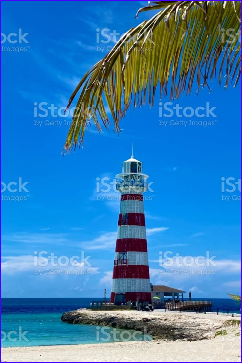 beautiful Island of the Bahamas stock photo.