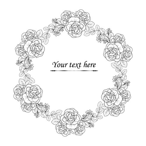 Rose flower border design rose border and frame design, rose border sve paper cut for weddings, cover image.