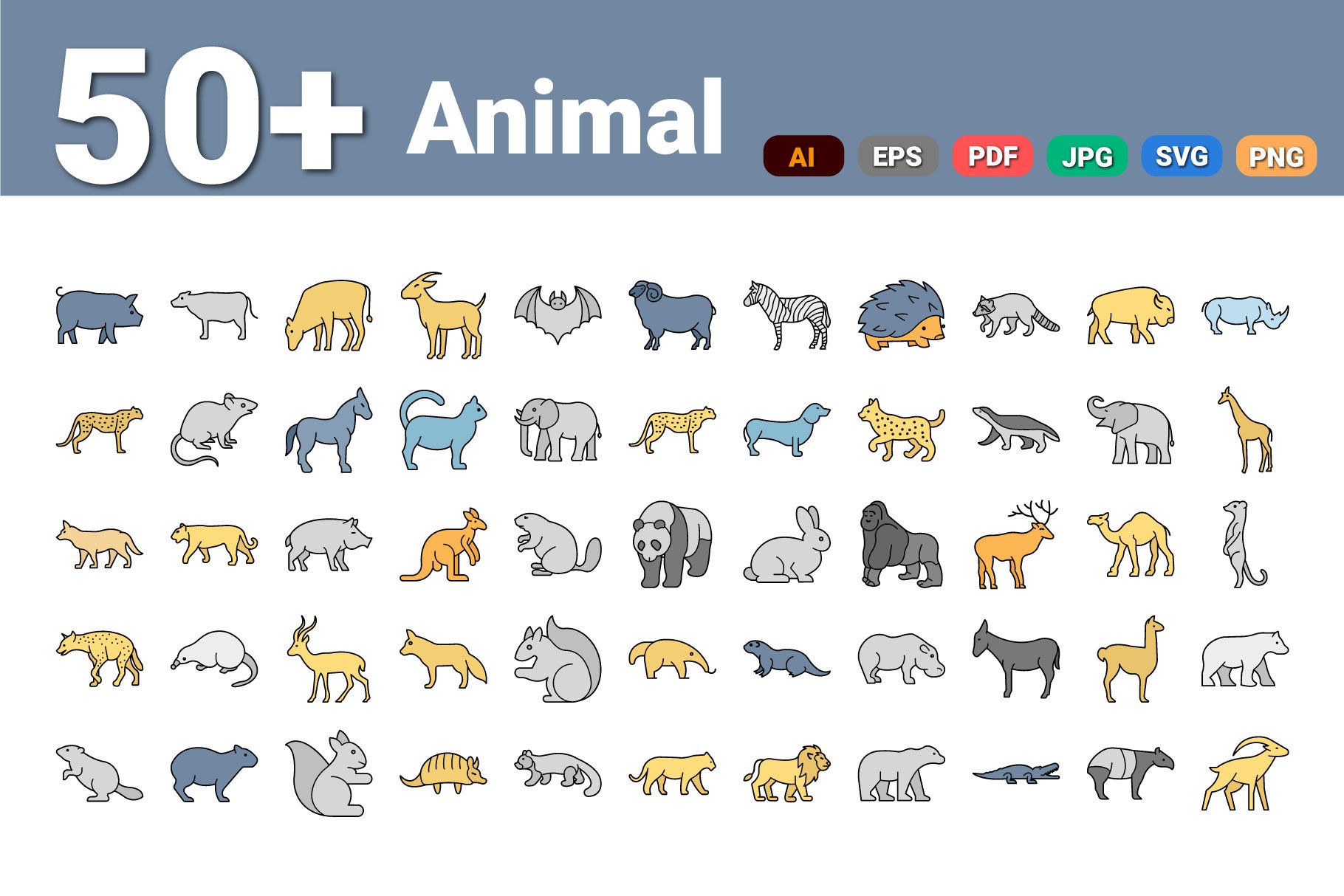 Animal Icons cover image.