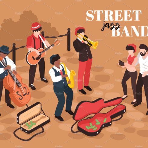Street jazz band composition cover image.