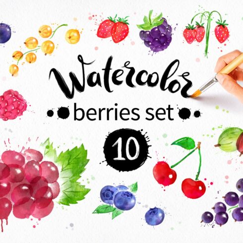Berries Watercolor Collection cover image.