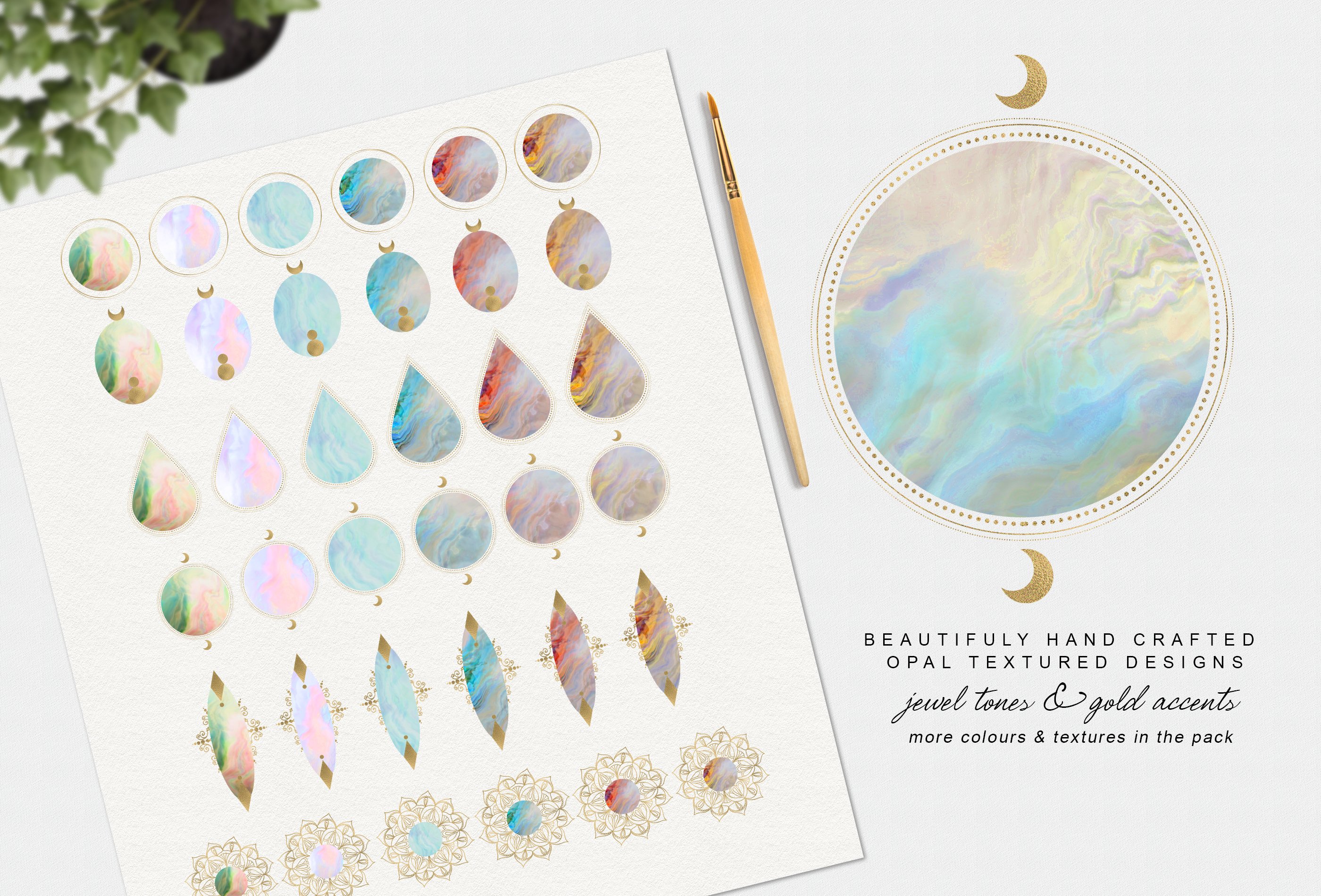 Magick Opals - graphic set preview image.
