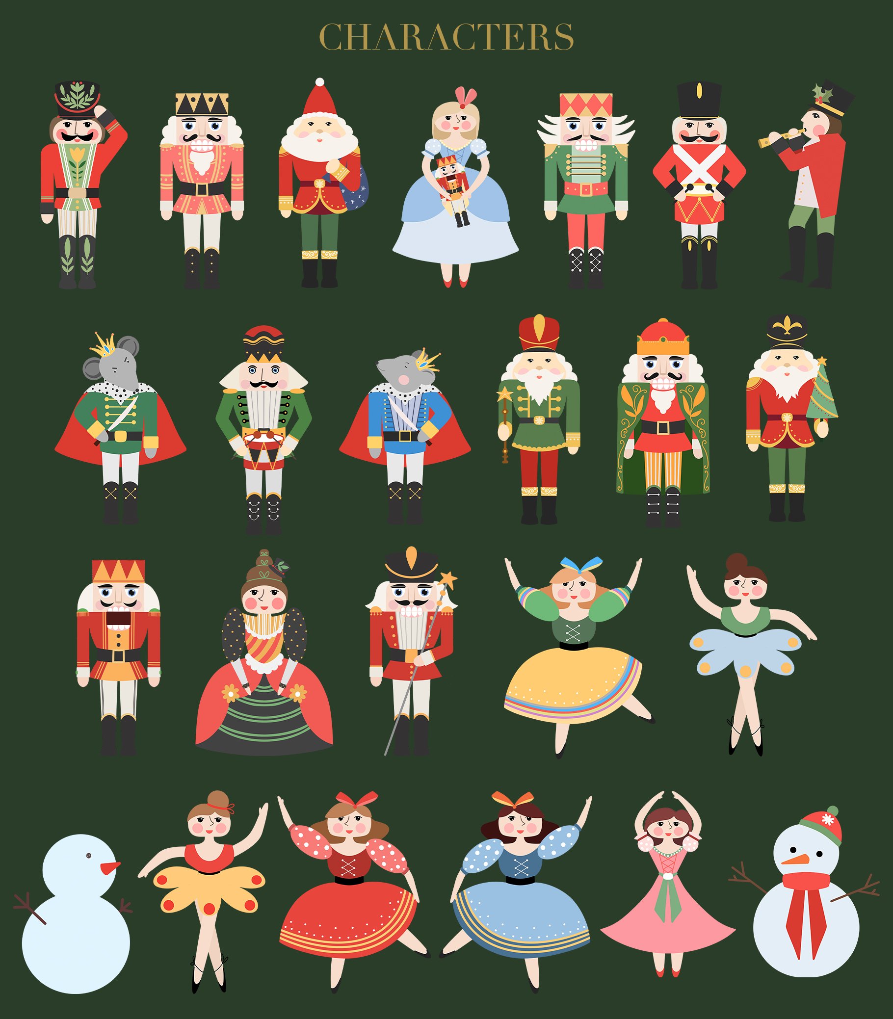 Christmas Time - Clipart Collection preview image.