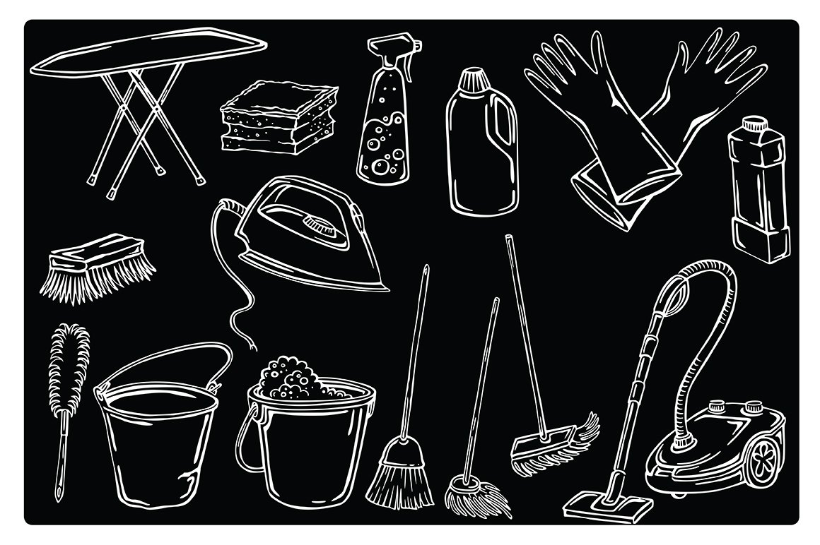 Cleaning tools preview image.
