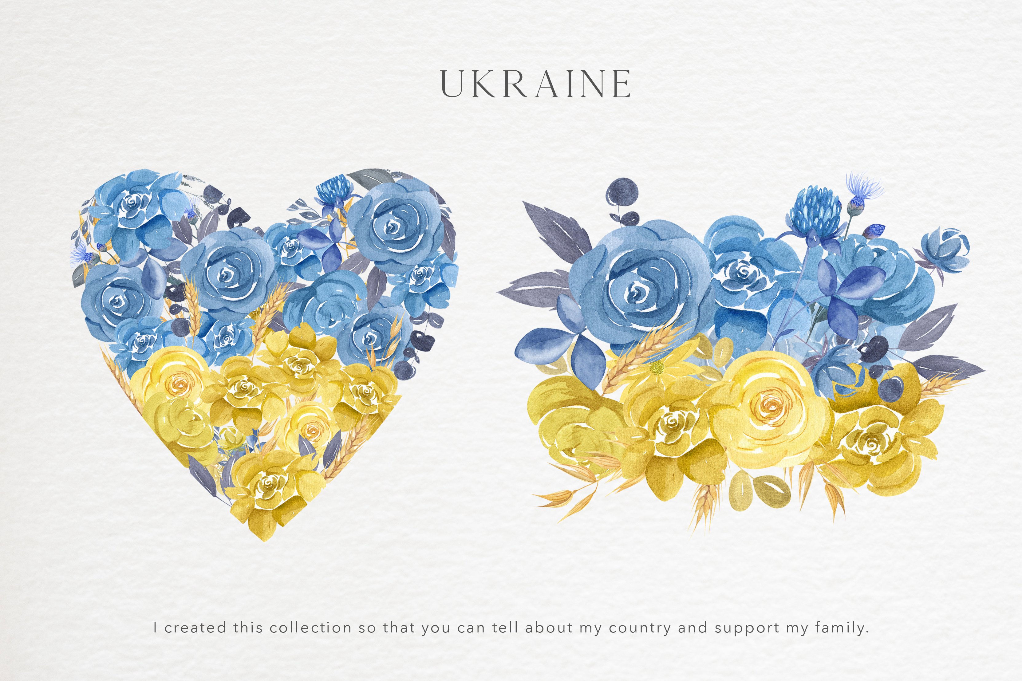 Ukraine. Watercolour collection. preview image.