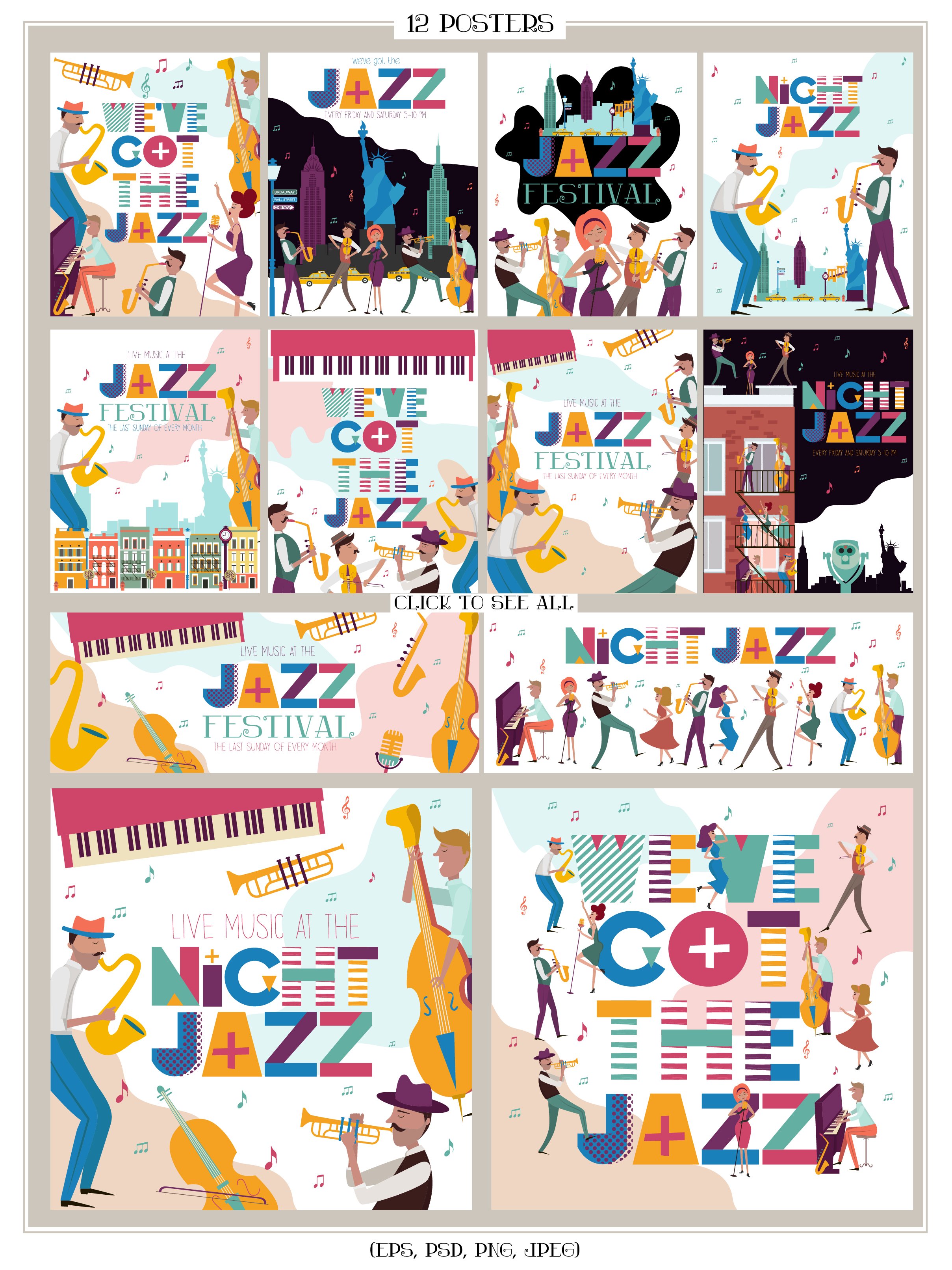 Night Jazz in New York preview image.