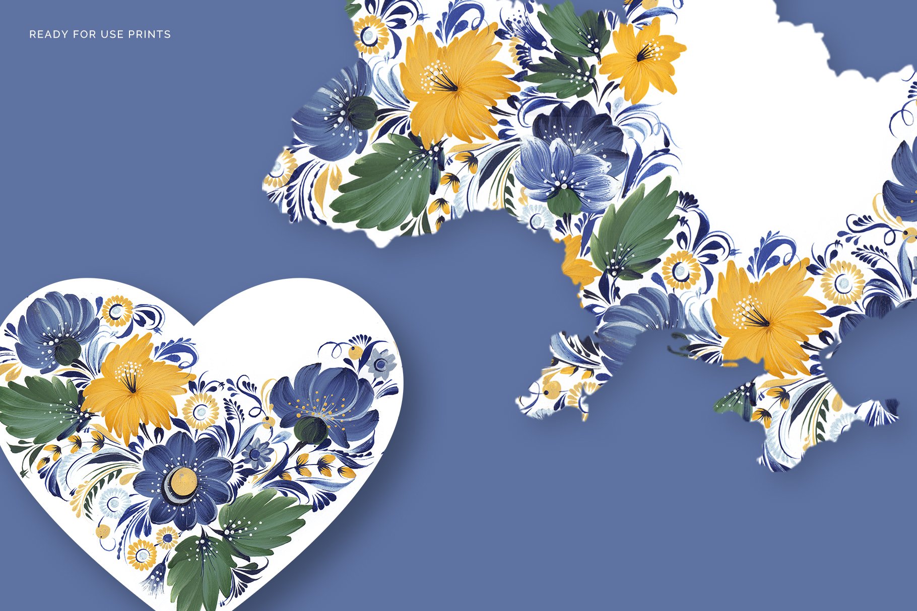 Ukraine support flowers preview image.