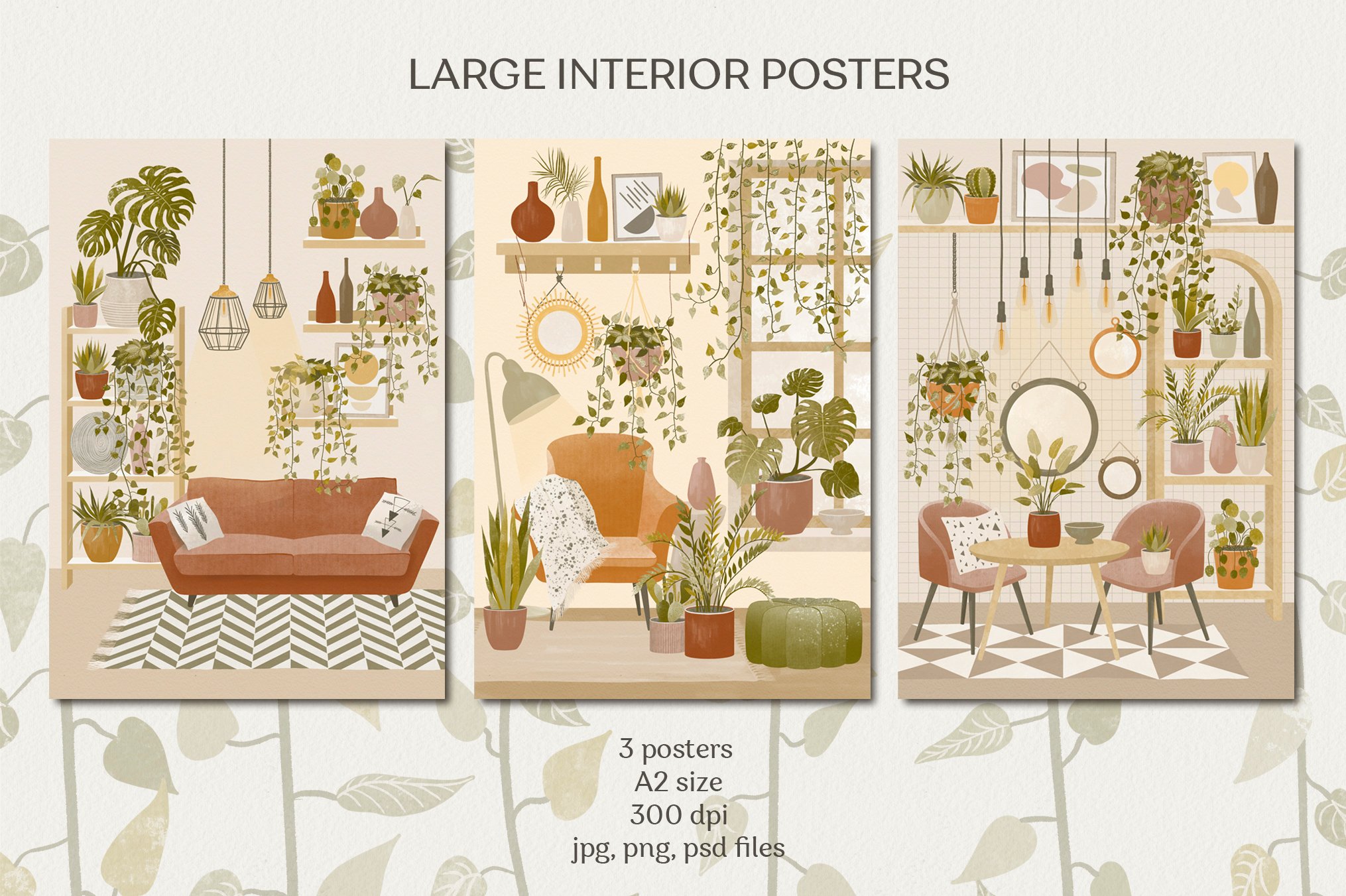 Interior & home plants collection preview image.