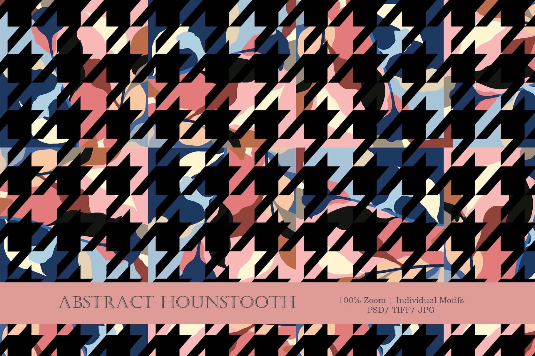 Abstract Houndstooth pattern preview image.
