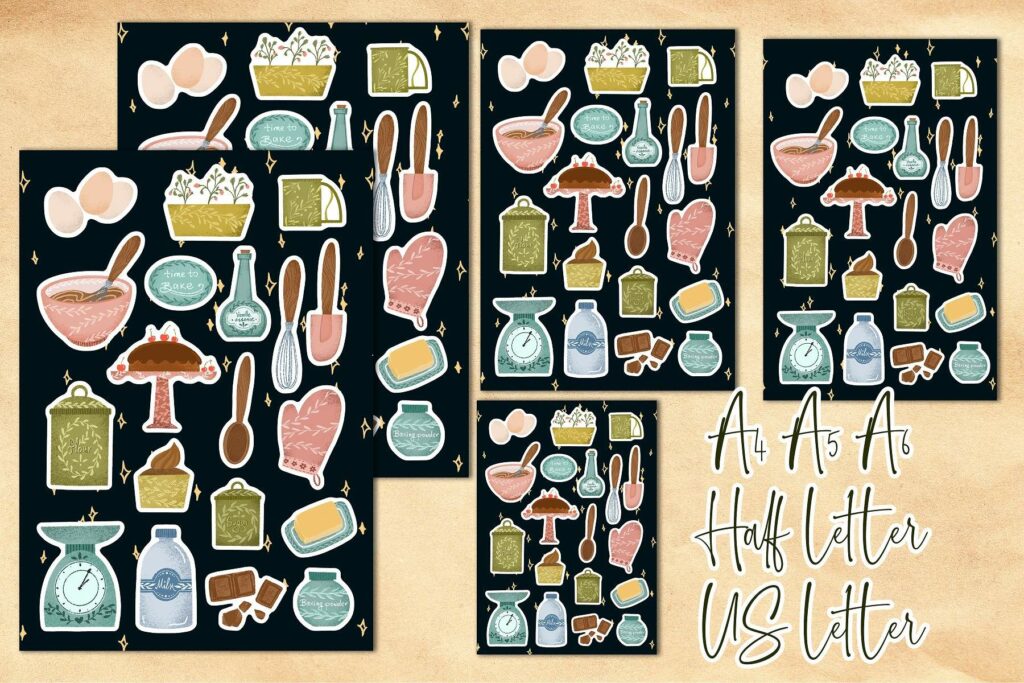 Home bake sticker pack - MasterBundles