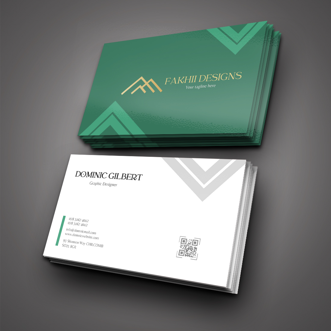 Elegant Business Card Design | Aesthetic Editable Business Card | DIY Business Card | Canva Templates | Canva Business Cards Template | Business Card Template preview image.