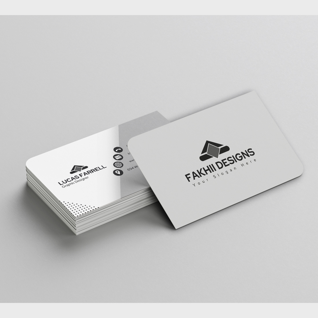 Business Card Template - Canva Business Card Design - Editable Business Card - Minimalist Business Card Canva Design preview image.