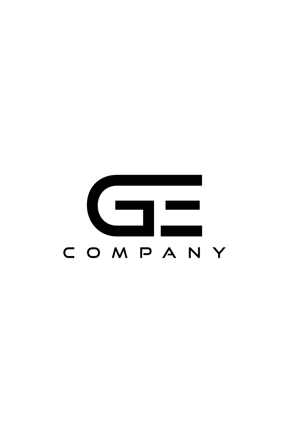 Abstract GE logo with a modern look pinterest preview image.