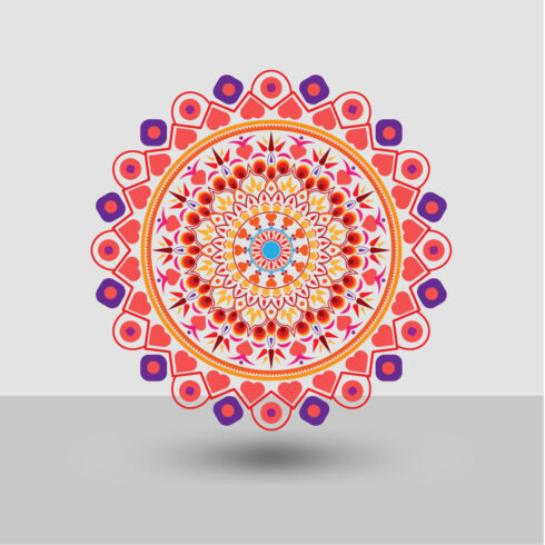 Premium Mandala Design Template cover image.