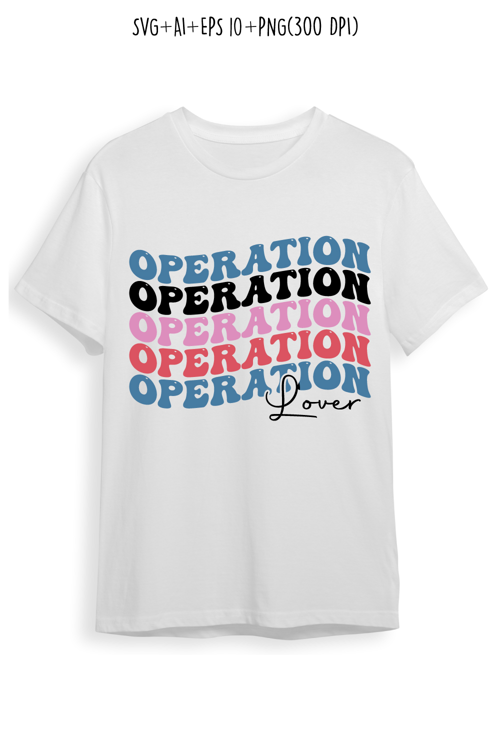 Operation lover indoor game retro typography design for t-shirts, cards, frame artwork, phone cases, bags, mugs, stickers, tumblers, print, etc pinterest preview image.