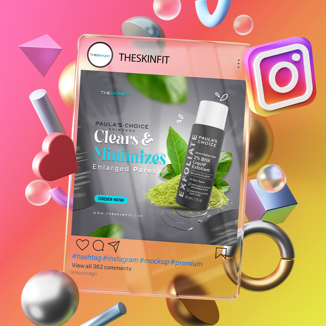 6+ Best Social Media Posts Template For Cosmetics Beauty Products preview image.