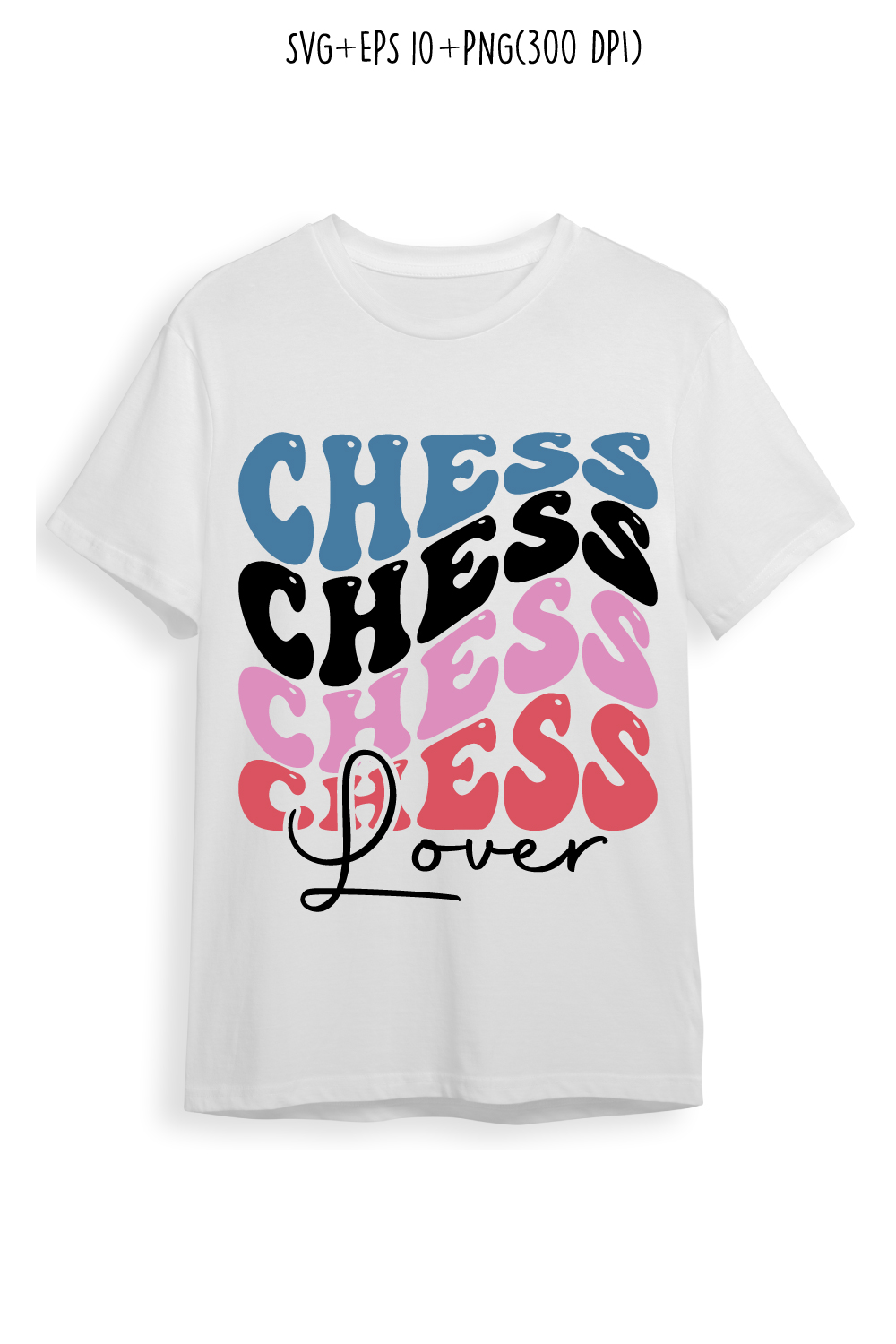Chess lover indoor game retro typography design for t-shirts, cards, frame artwork, phone cases, bags, mugs, stickers, tumblers, print, etc pinterest preview image.