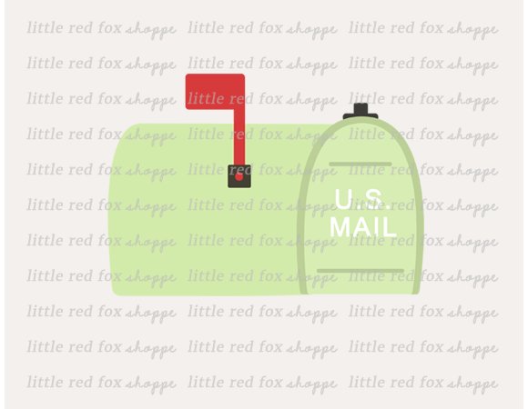 Mailbox Clipart preview image.