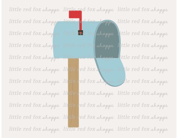 Mailbox Clipart preview image.