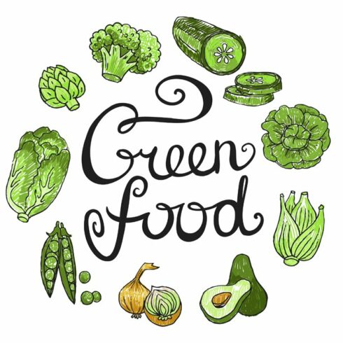 Hand Drawn Vector vegetables cover image.
