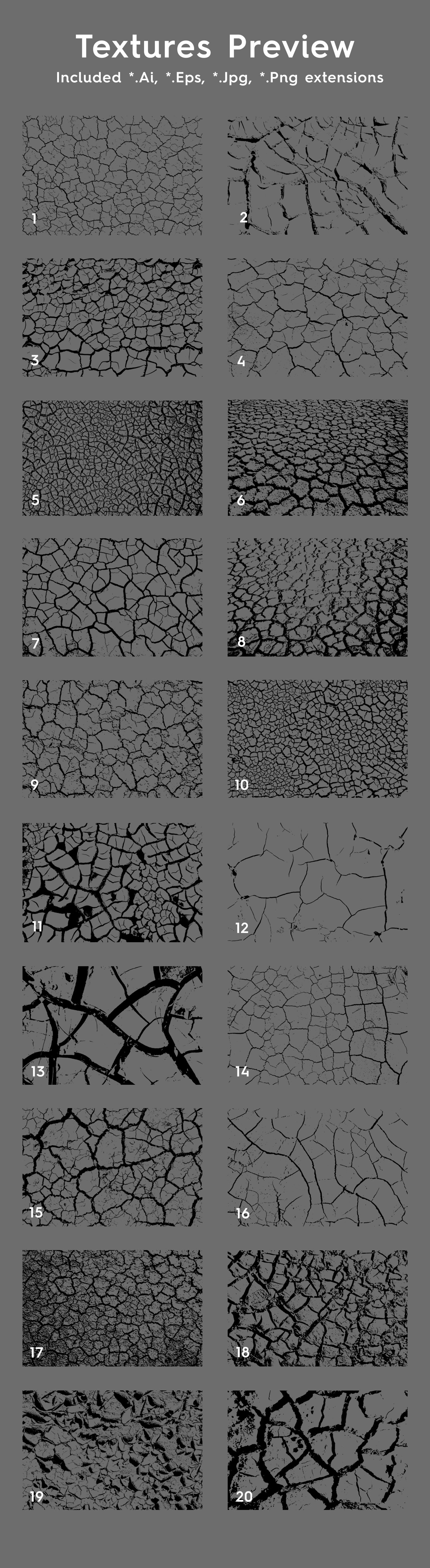 20 cracked dirt and soil texture overlays textures preview 853