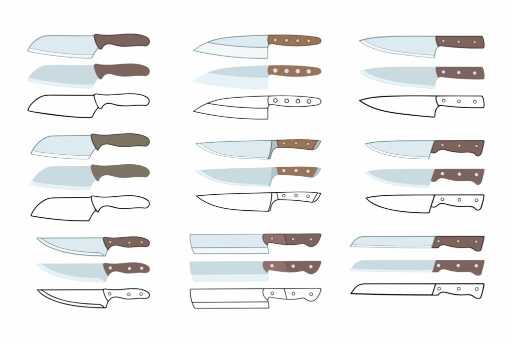20 types of kitchen knives – MasterBundles