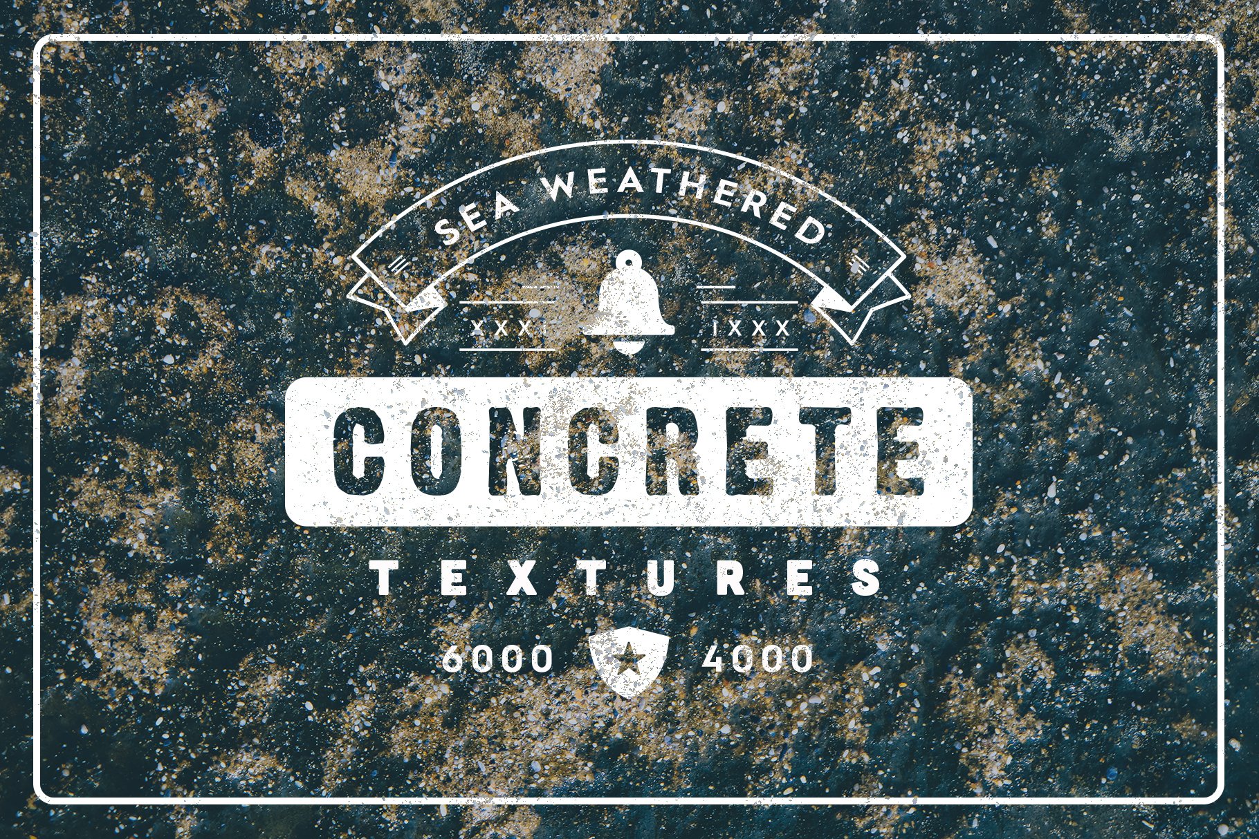 20 Weathered Sea Concrete Textures cover image.