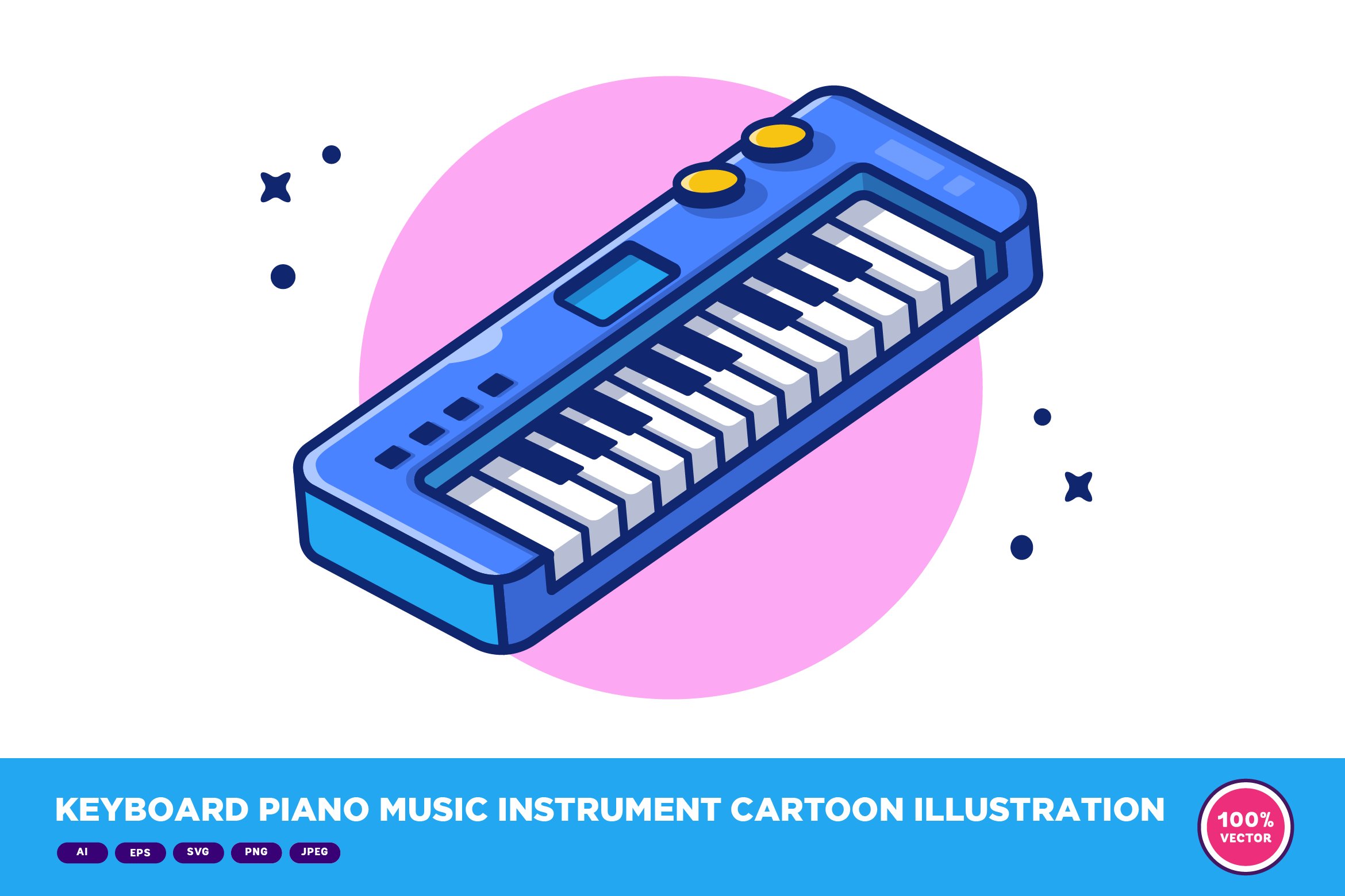 Keyboard Piano Music Instrument cover image.