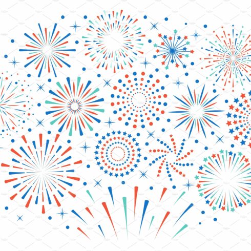 Happy 4th July fireworks cover image.