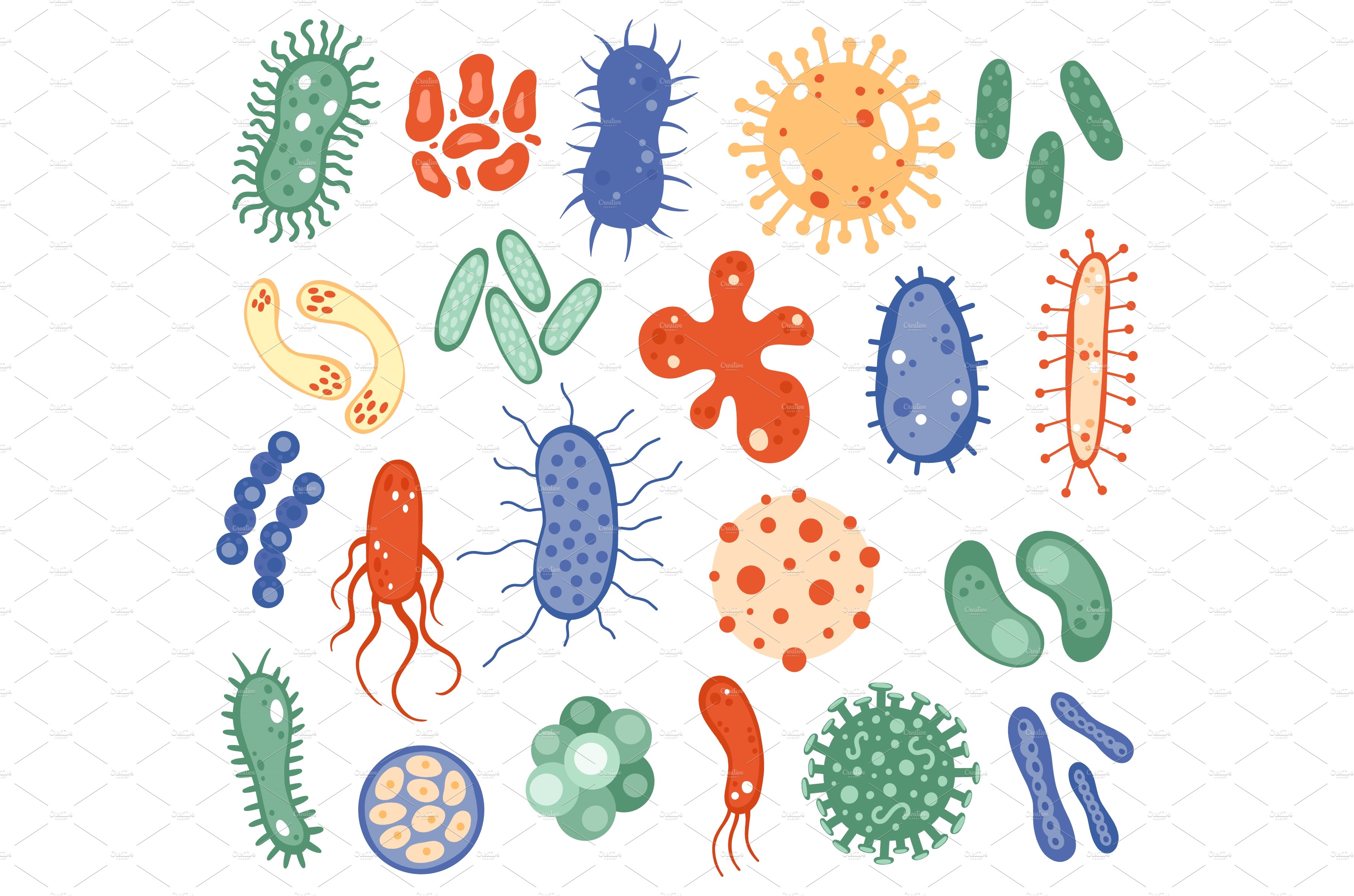Biology microorganisms. Biological cover image.