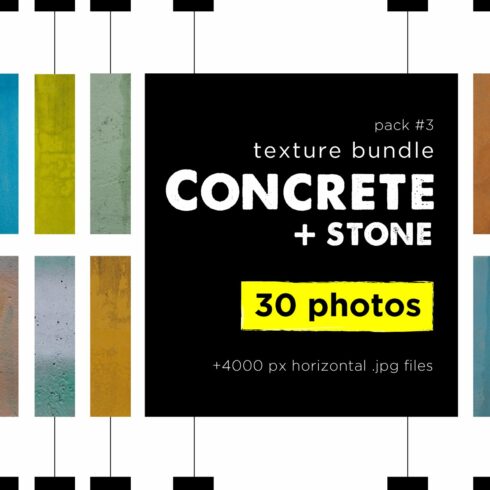 Colorful Сoncrete Stone Texture Pack cover image.