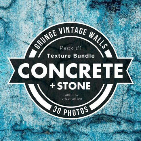 Grunge concrete Texture Pack 01 cover image.