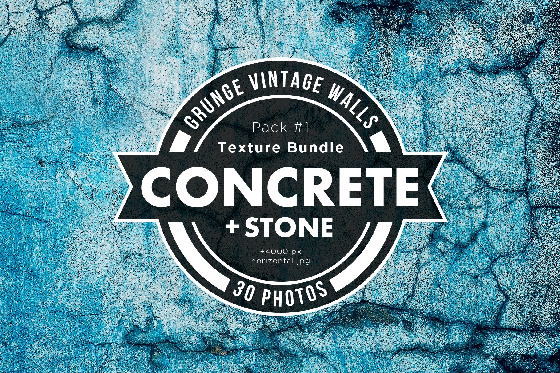 Grunge concrete Texture Pack 01 cover image.