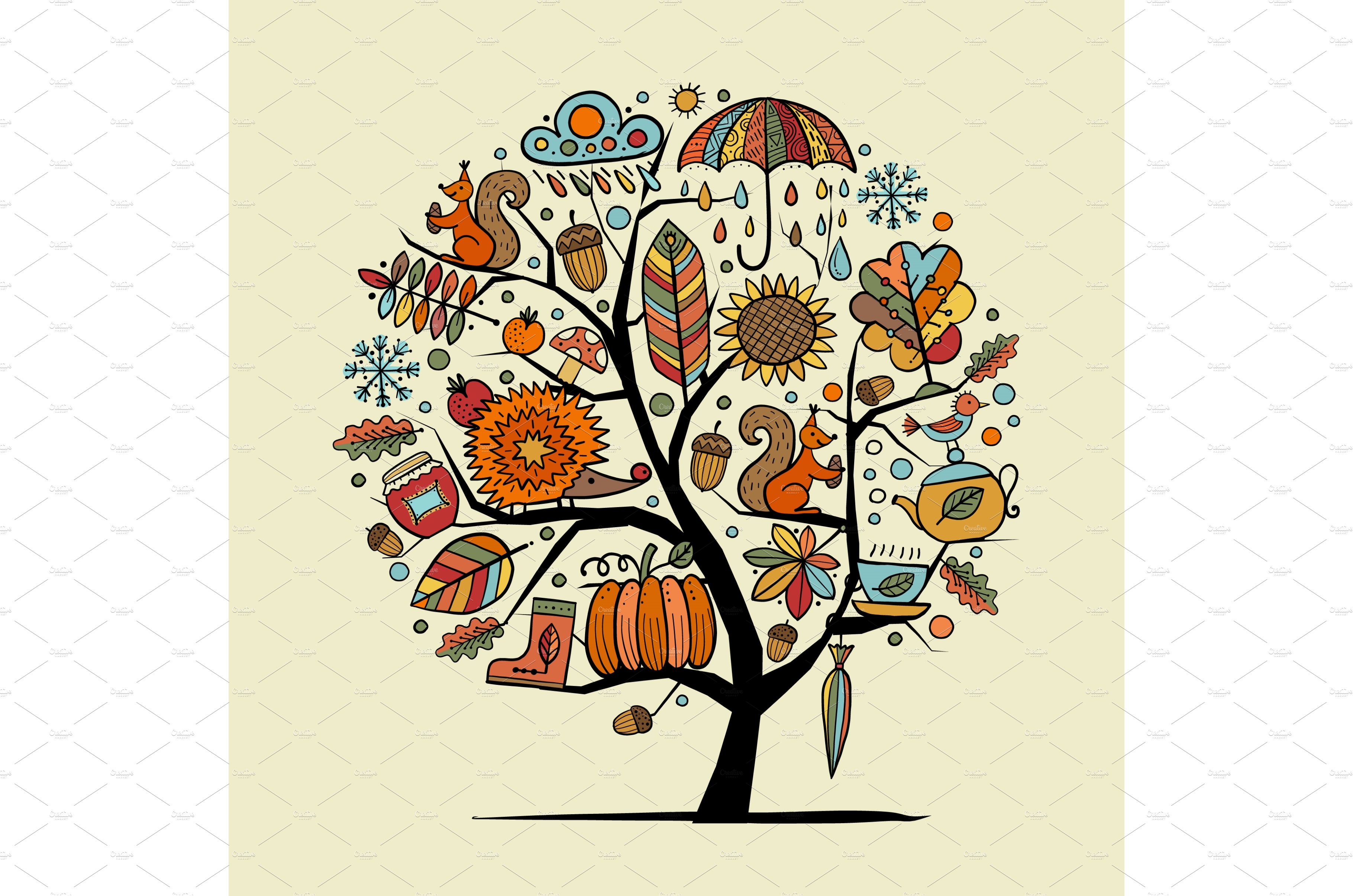Autumn Leaf Drawing png download - 1200*750 - Free Transparent Tree png  Download. - CleanPNG / KissPNG