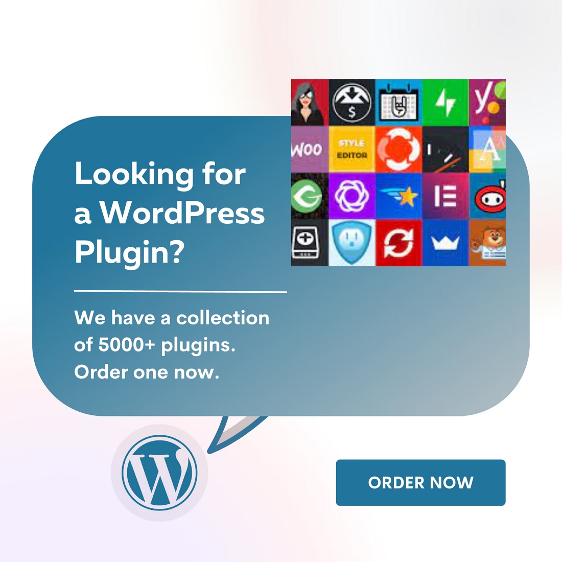 5,000+ Wordpress Themes + Plugin cover image.