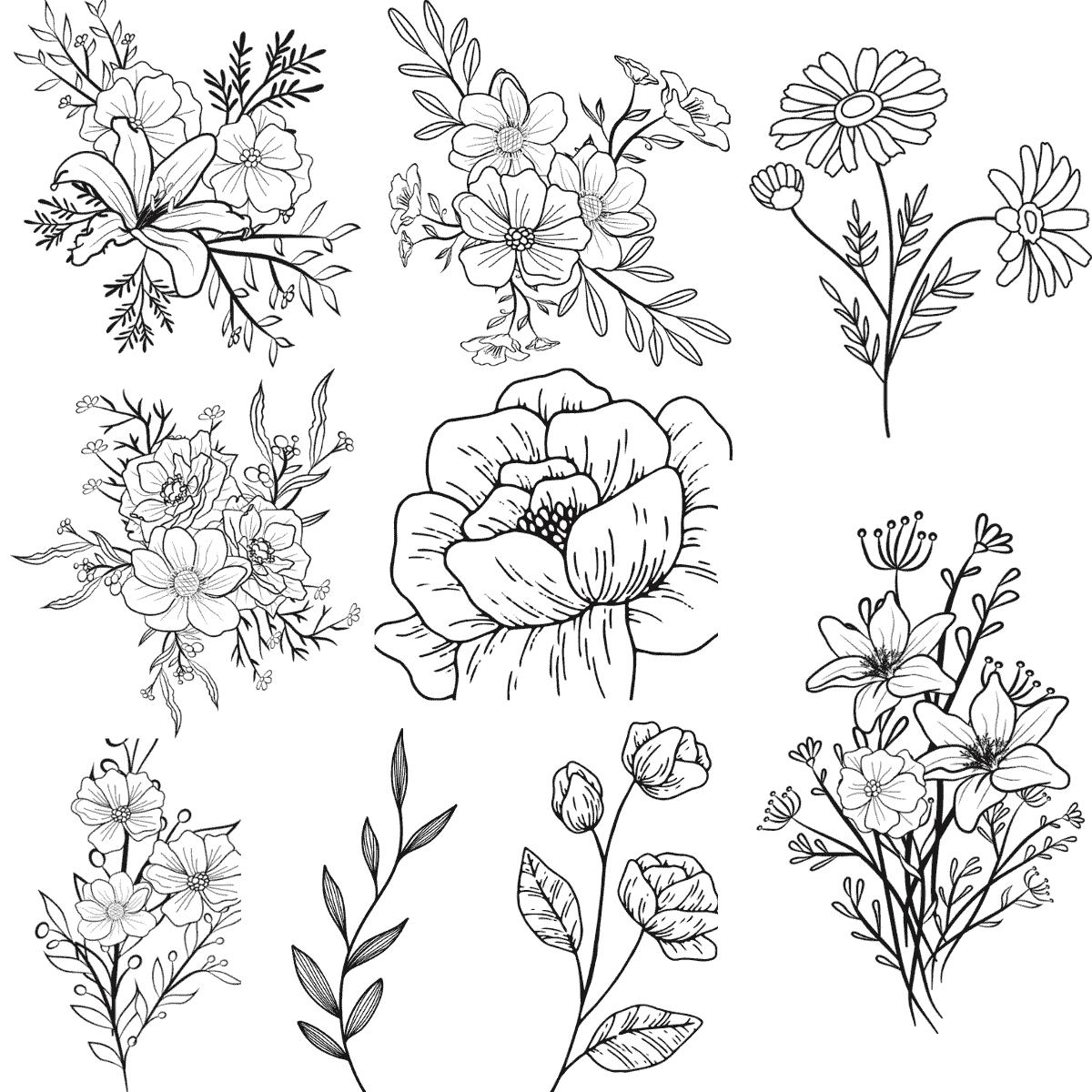 Coloring Pages | Kids Coloring Pages | Flower preview image.