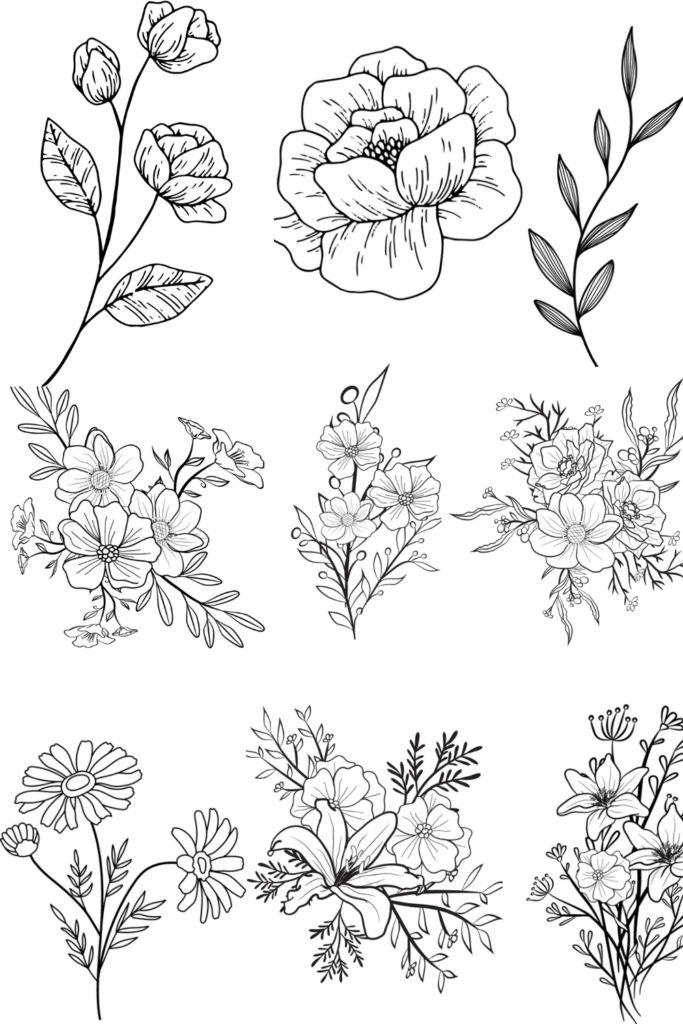 Colorong Pages | Kids Coloring Pages | Flowers