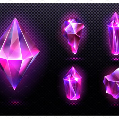 Magic crystal light, purple or pink cover image.