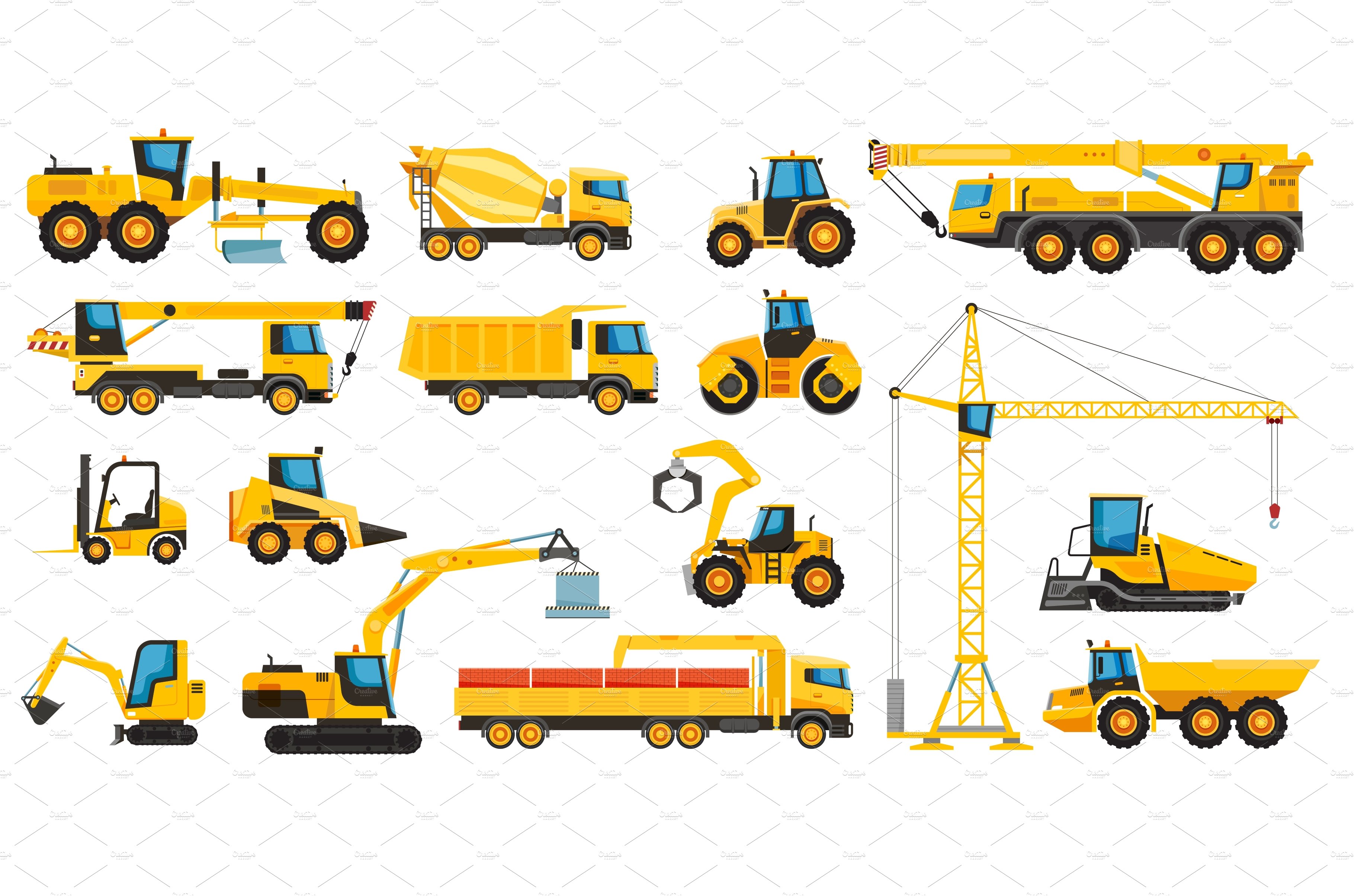 Construction heavy machinery cover image.