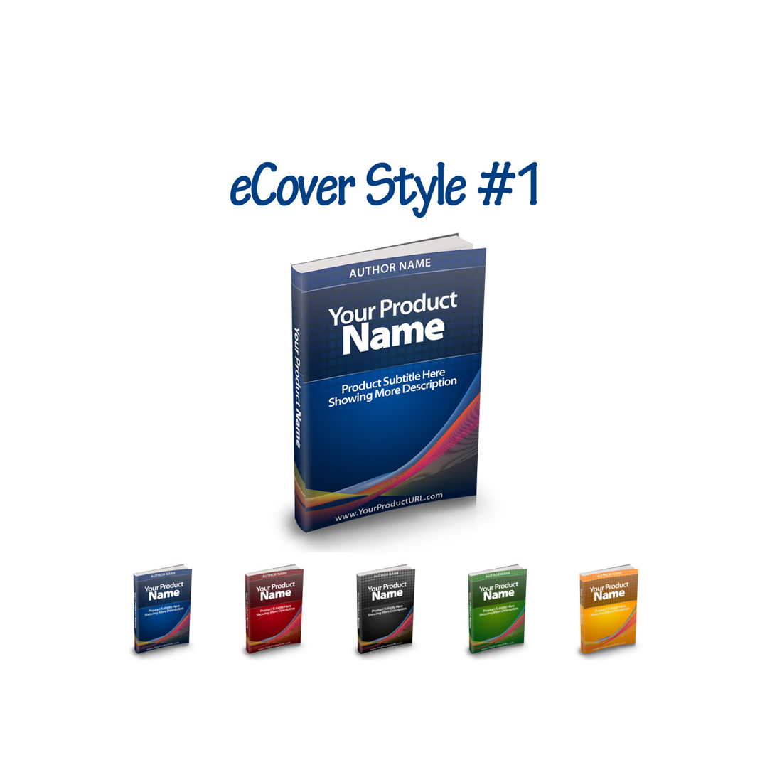 50 Professional eCovers аnd 50 Matching Header Graphics - Total оf 100 Graphics preview image.