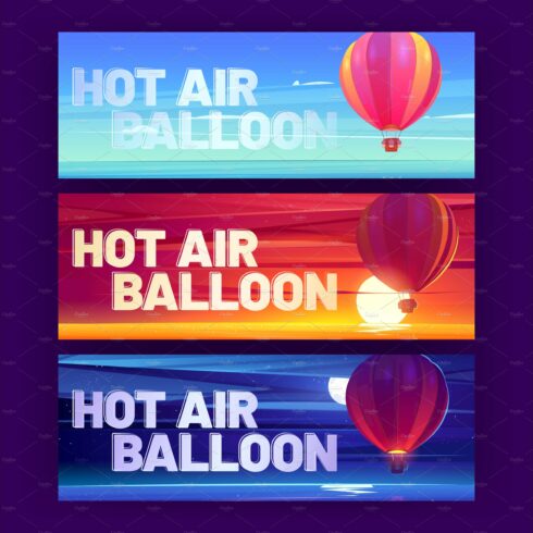 Horizontal posters with hot air cover image.