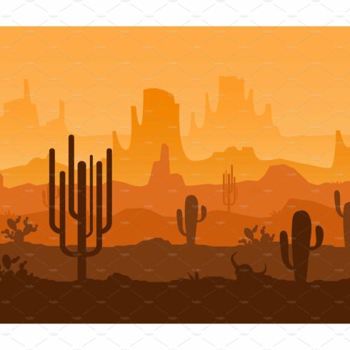 Texas desert sunset. Arizona cover image.