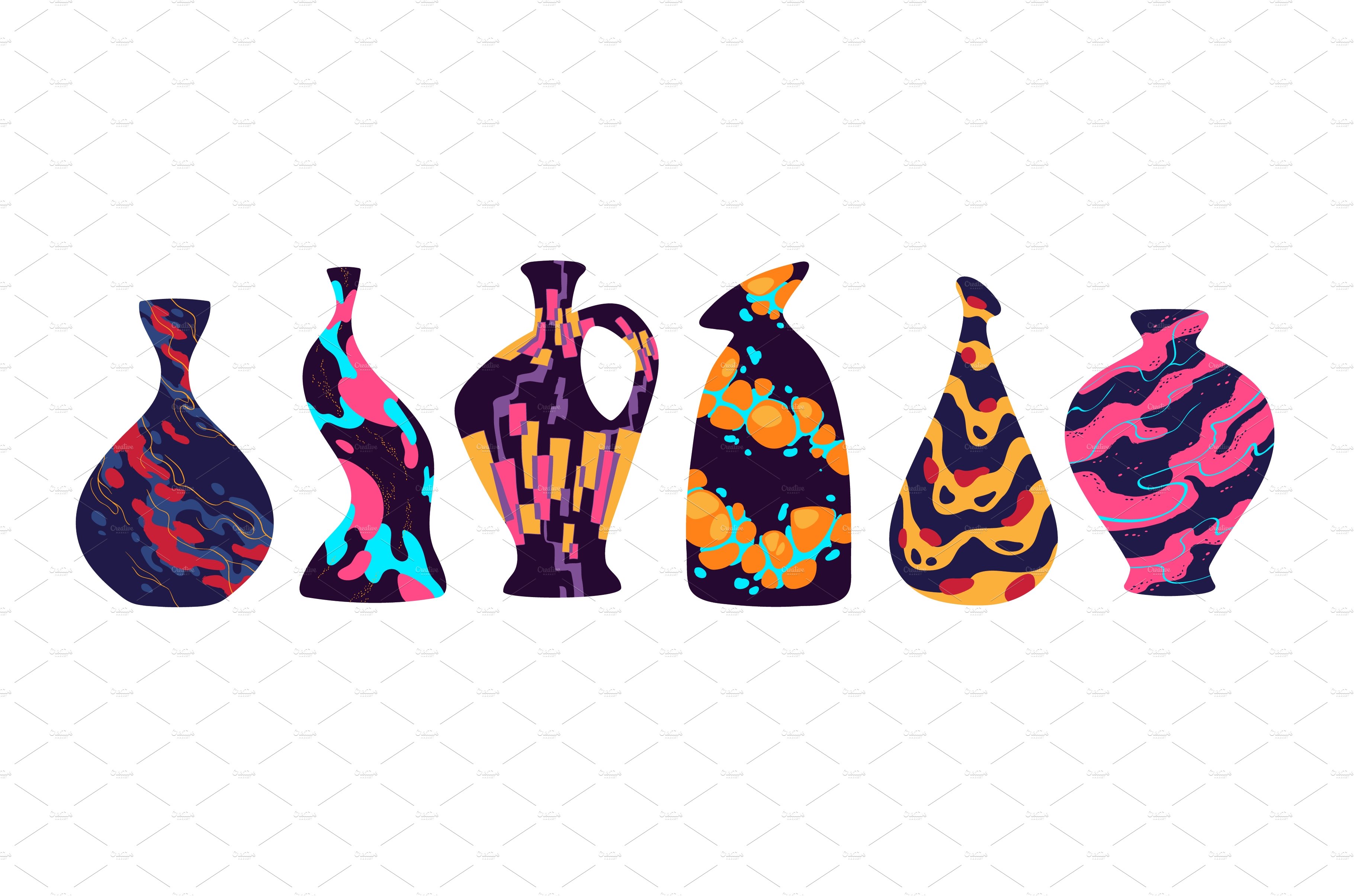 Contemporary ceramic vases, modern cover image.