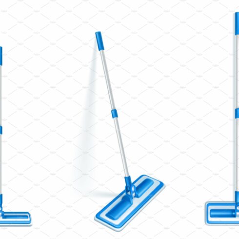 Floor mop for clean and sweep dust cover image.