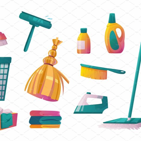 Household tools and chemicals cover image.