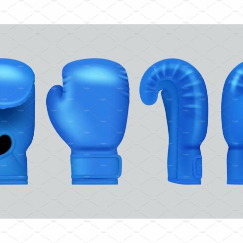 Box gloves. Sport hands punch items cover image.